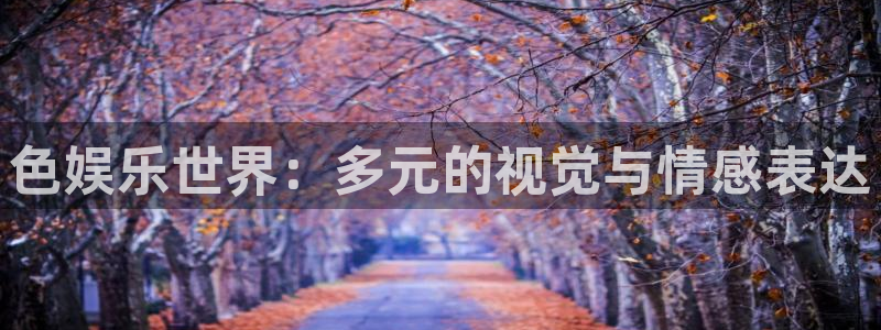 万向娱乐体育2官网入口：色娱乐世界：多元的视觉与情感表达